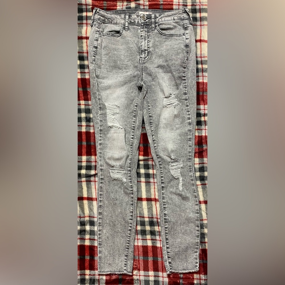 Kohls grey wash jeggings
